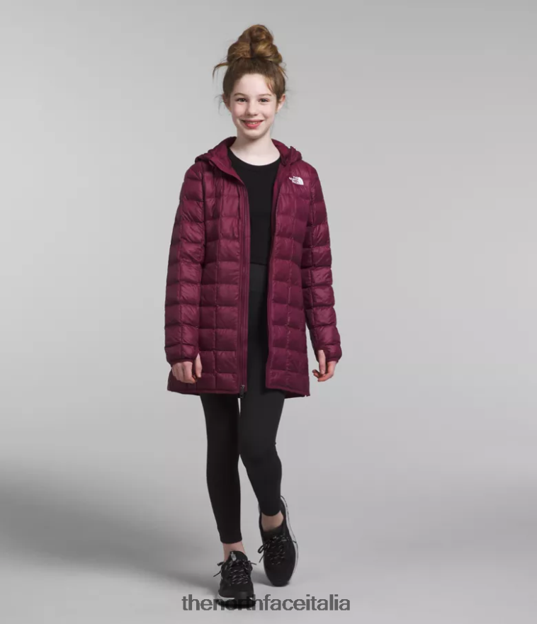 The North Face vestiario 460N8D459 boysenberry bambini parka termoball