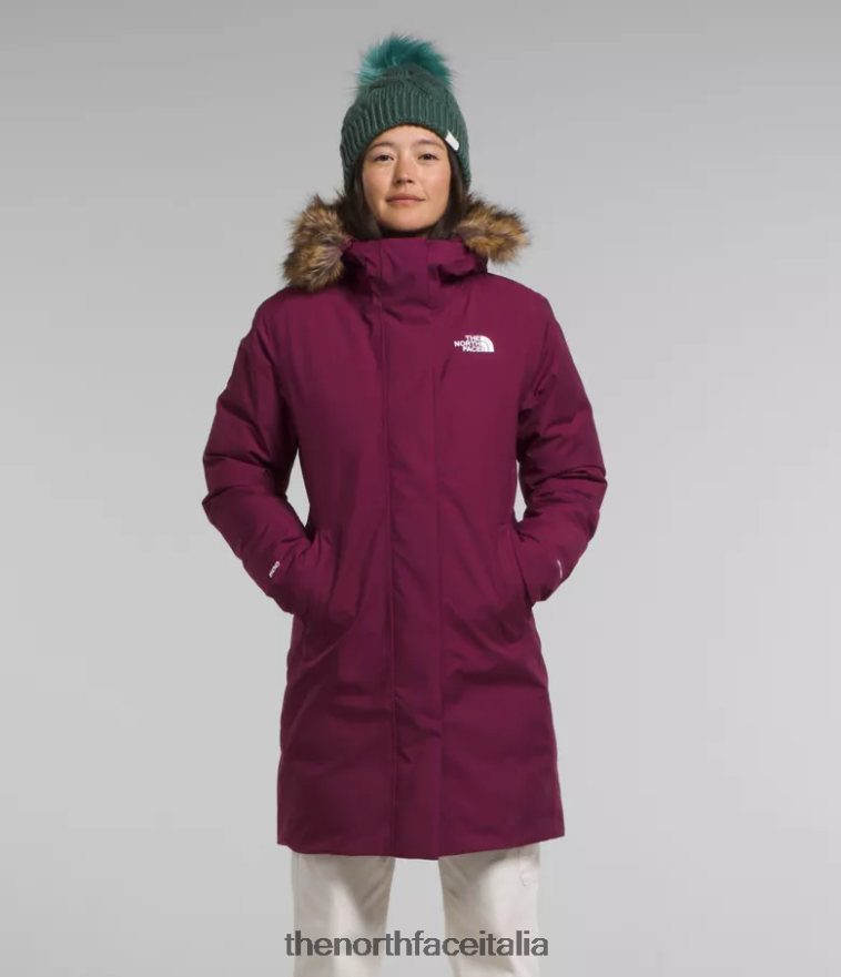 The North Face vestiario 460N8D509 boysenberry donne parka artico